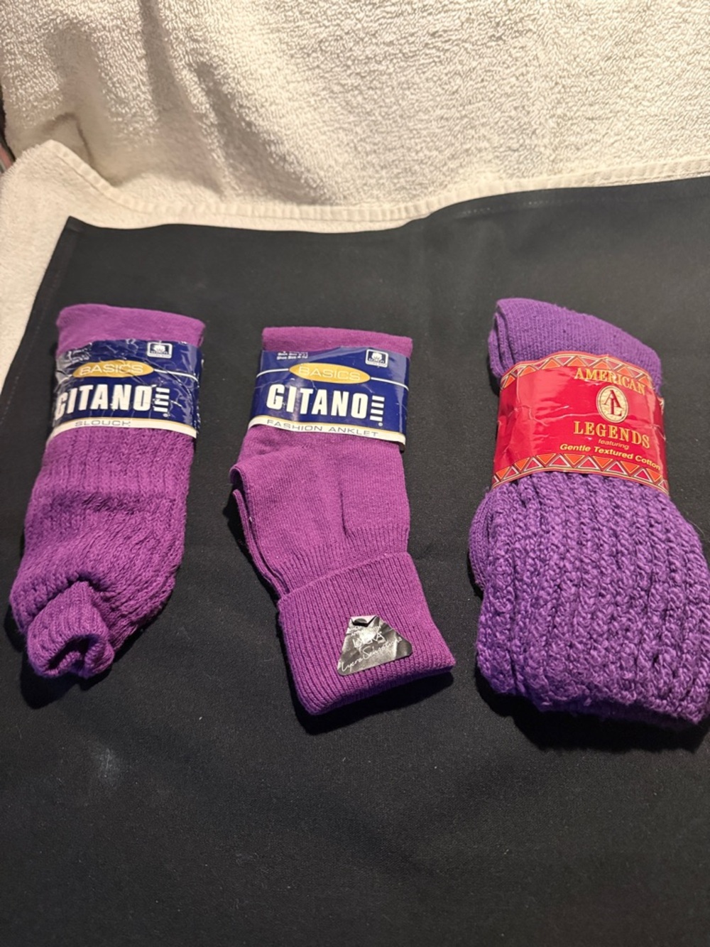 Gitano women’s Purple Casual Socks Trio